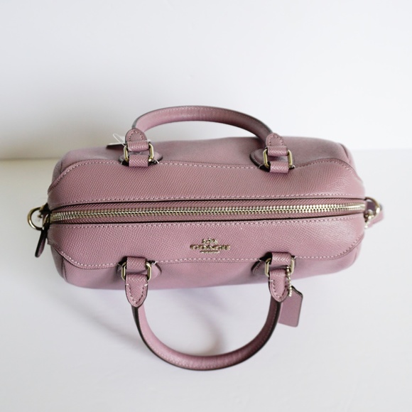 COACH F32202 MINI BENNETT SATCHEL PURPLE JASMINE - Picture 6 of 8